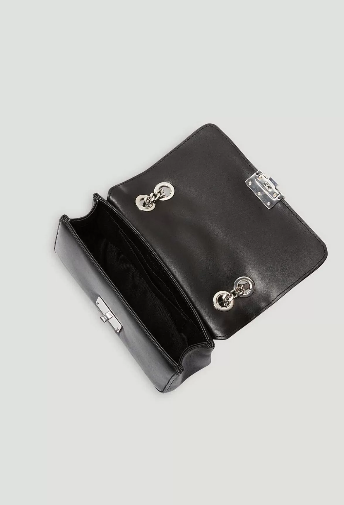 Claudie Pierlot Black Leather Angelina Bag*Women Crossbody Bags