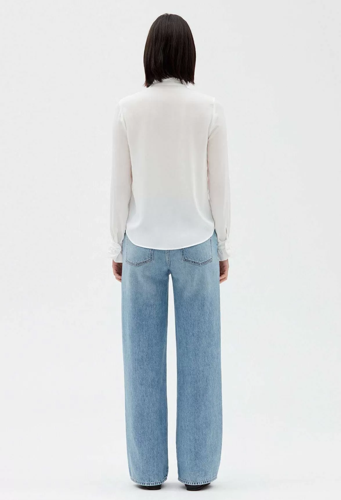 Claudie Pierlot Ecru Victorian Collar Blouse*Women Tops And Shirts