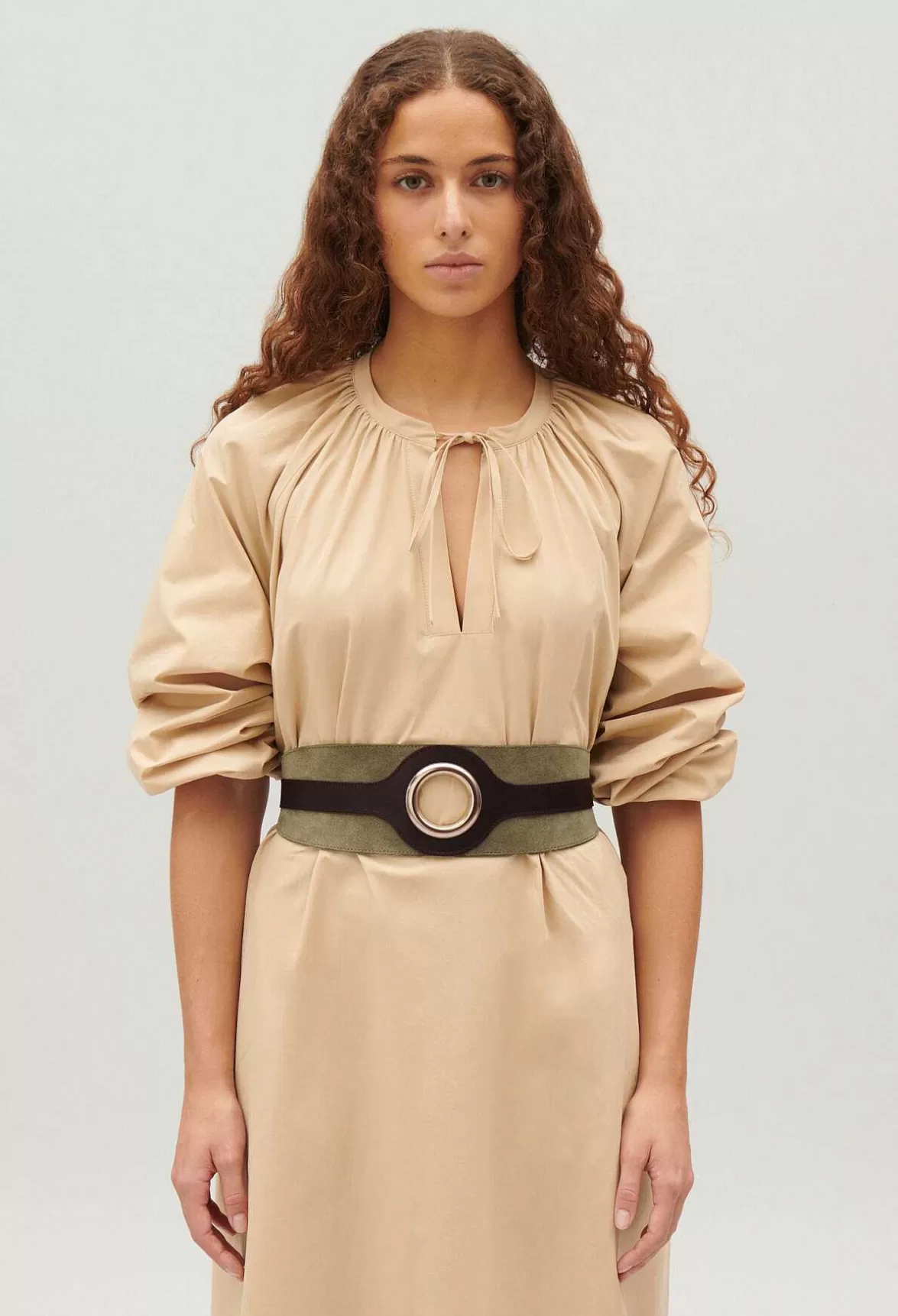Claudie Pierlot Eyelet Leather Belt*Women Belts