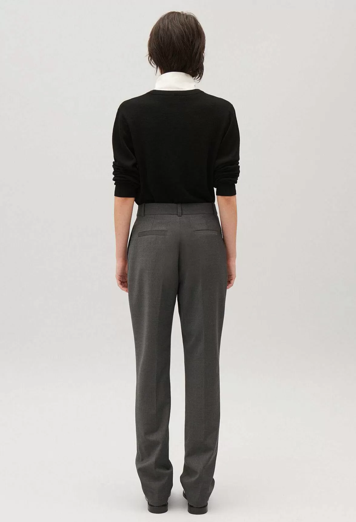 Claudie Pierlot Flecked Grey Suit Trousers*Women Jeans And Trousers