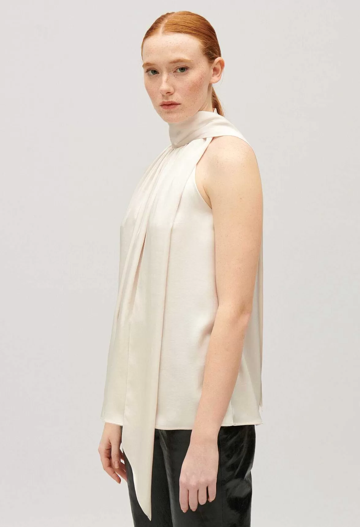 Claudie Pierlot Floaty Beige Top*Women Tops And Shirts