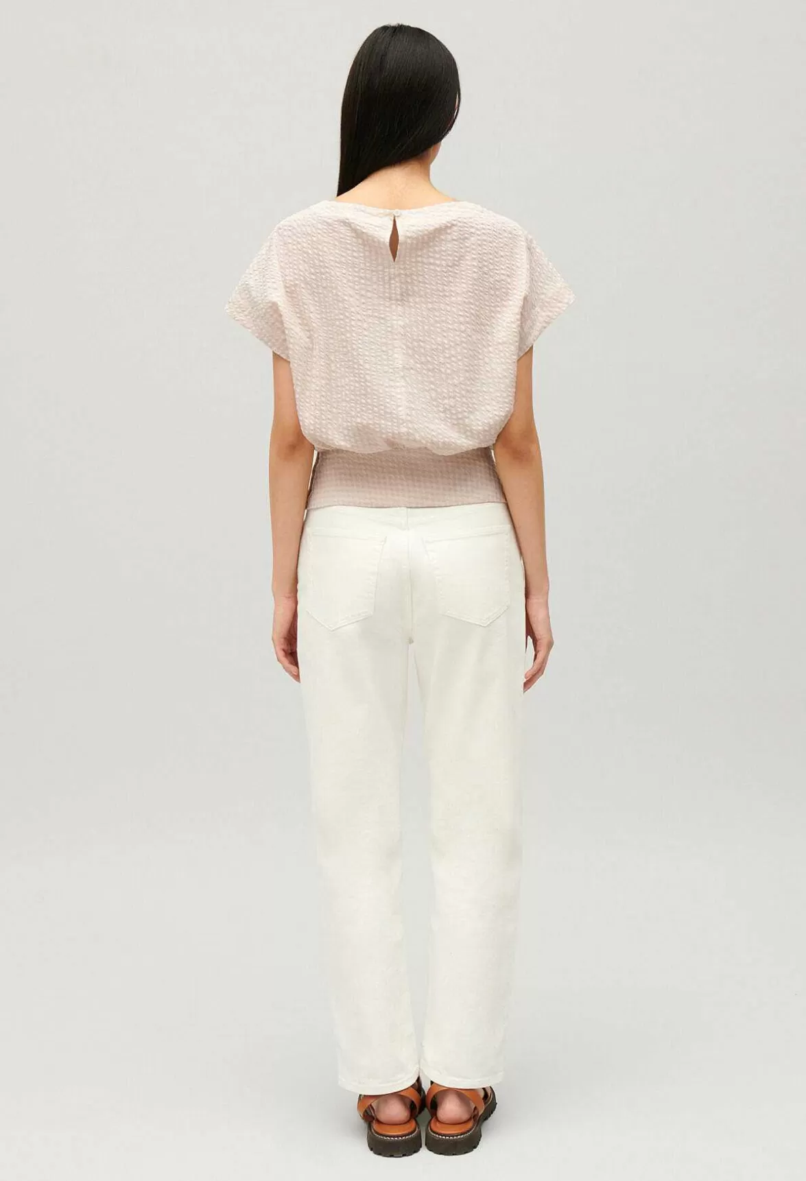 Claudie Pierlot Gathered Openwork Top*Women Tops And Shirts