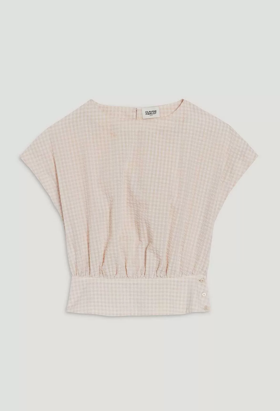 Claudie Pierlot Gathered Openwork Top*Women Tops And Shirts