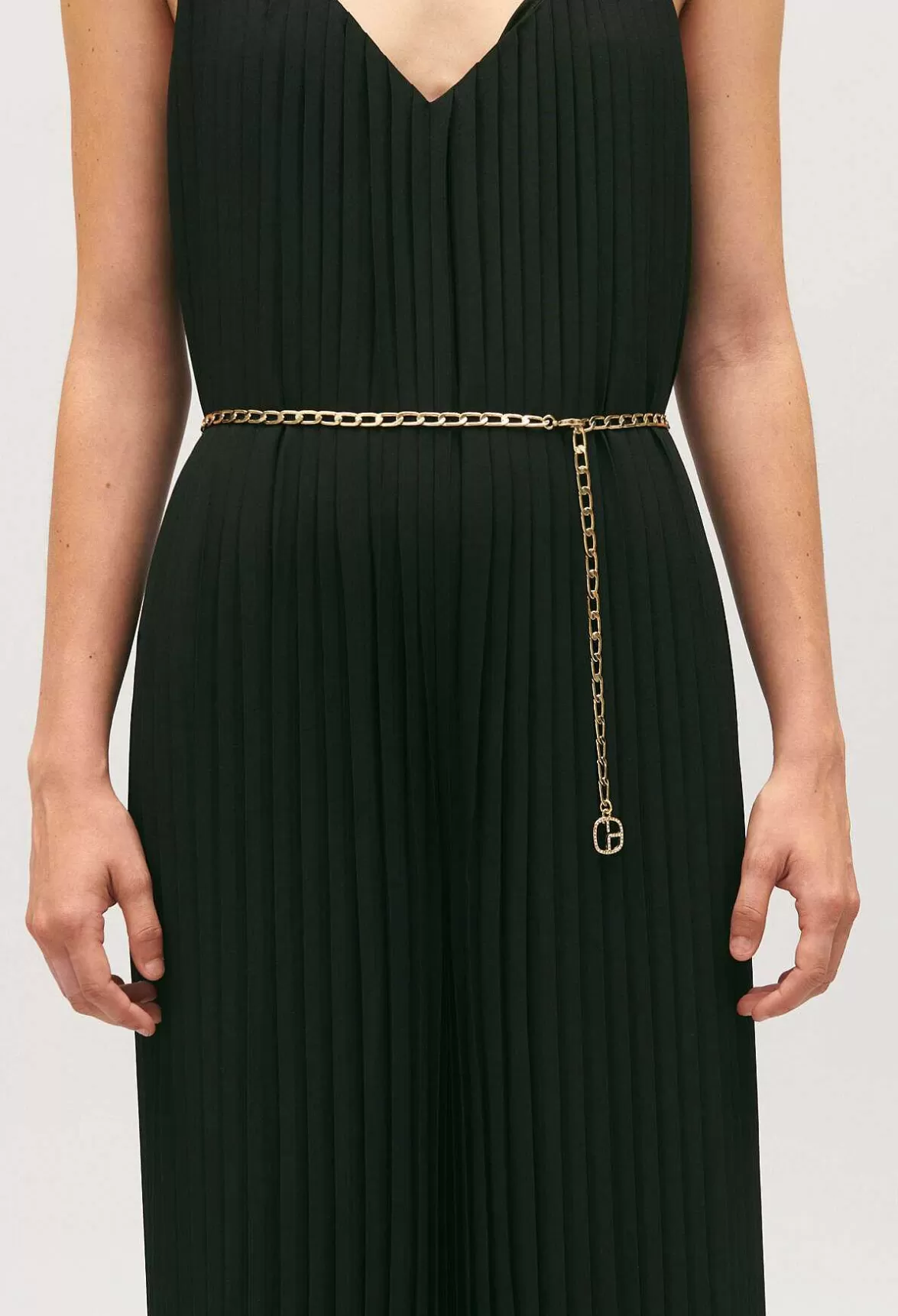 Claudie Pierlot Gold-Coloured Link Belt*Women Belts