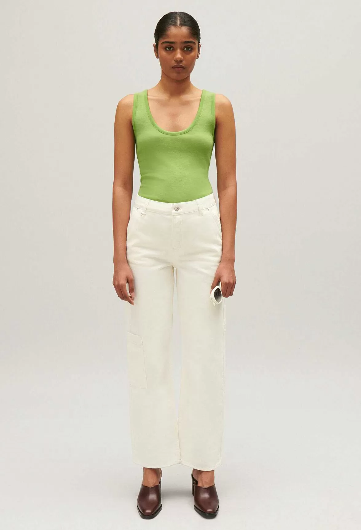 Claudie Pierlot Jean-Pierre Ecru Straight-Leg Jeans*Women Jeans And Trousers