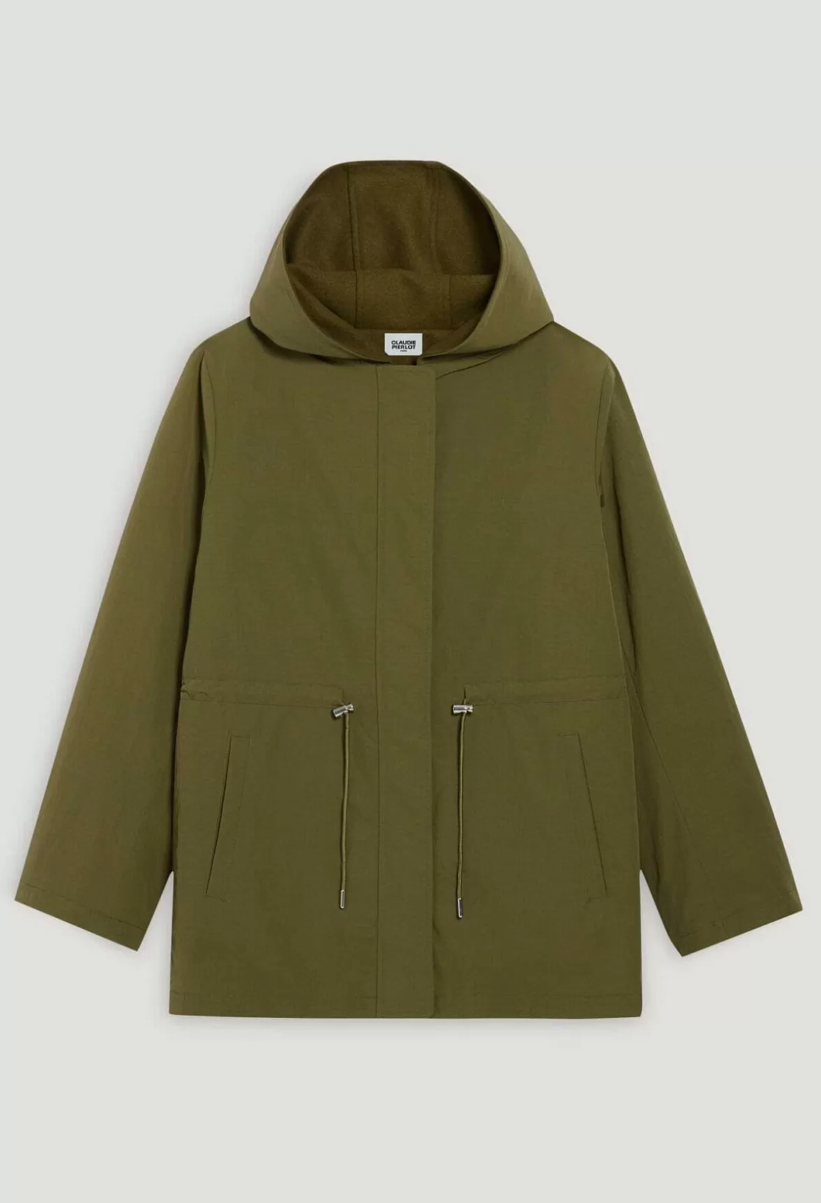 Claudie Pierlot Khaki Reversible Hooded Parka*Women Jackets And Coats