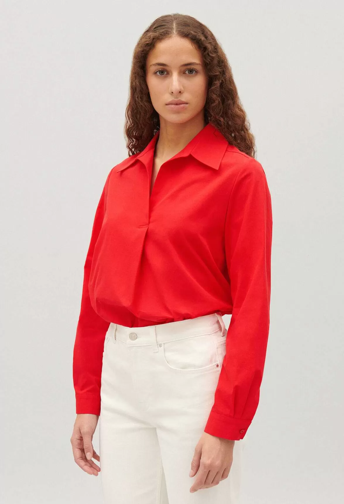 Claudie Pierlot Long-Sleeved Cotton Blouse*Women Tops And Shirts