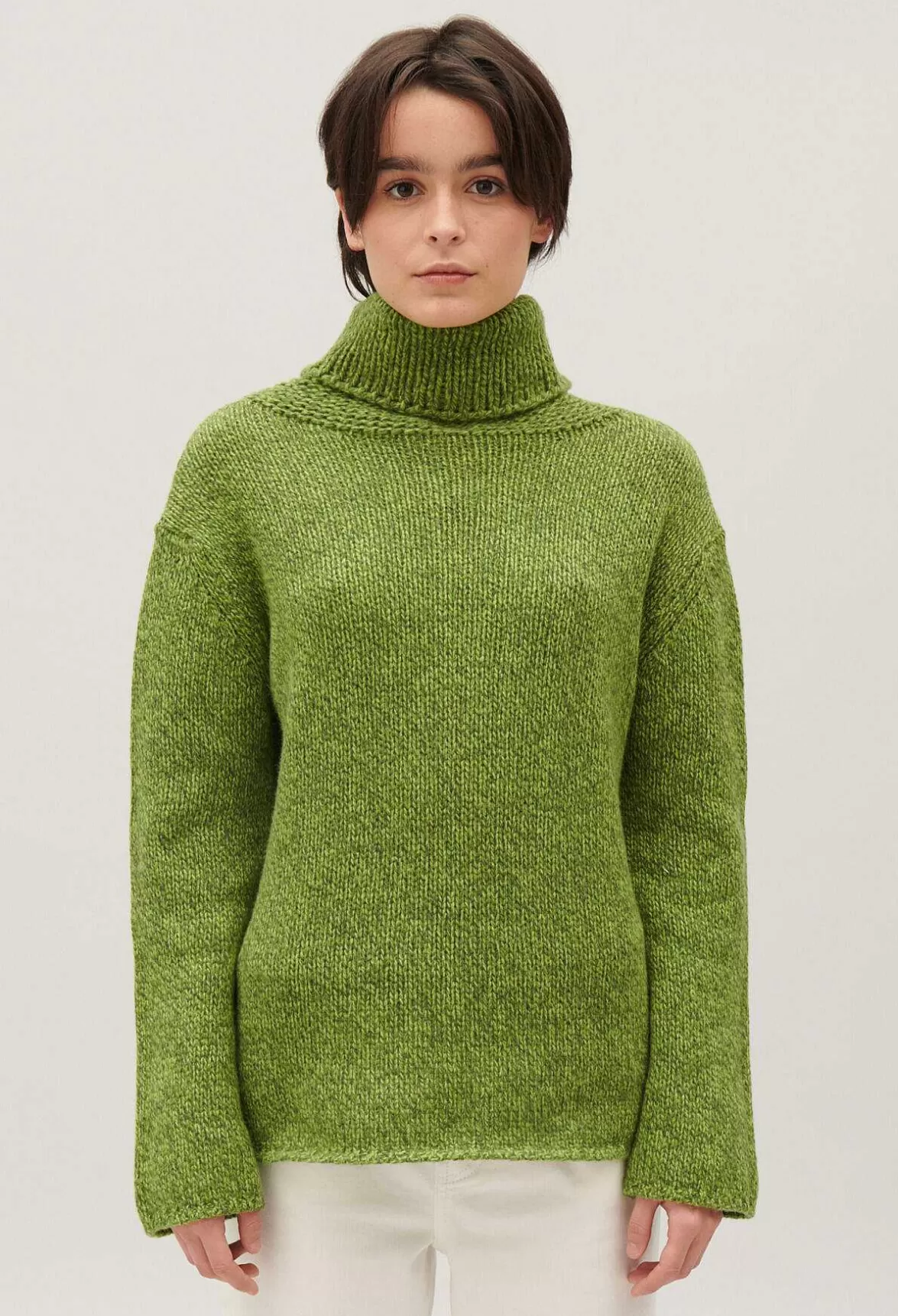 Claudie Pierlot Matcha Knitted Polo Neck Jumper*Women Sweaters And Cardigans
