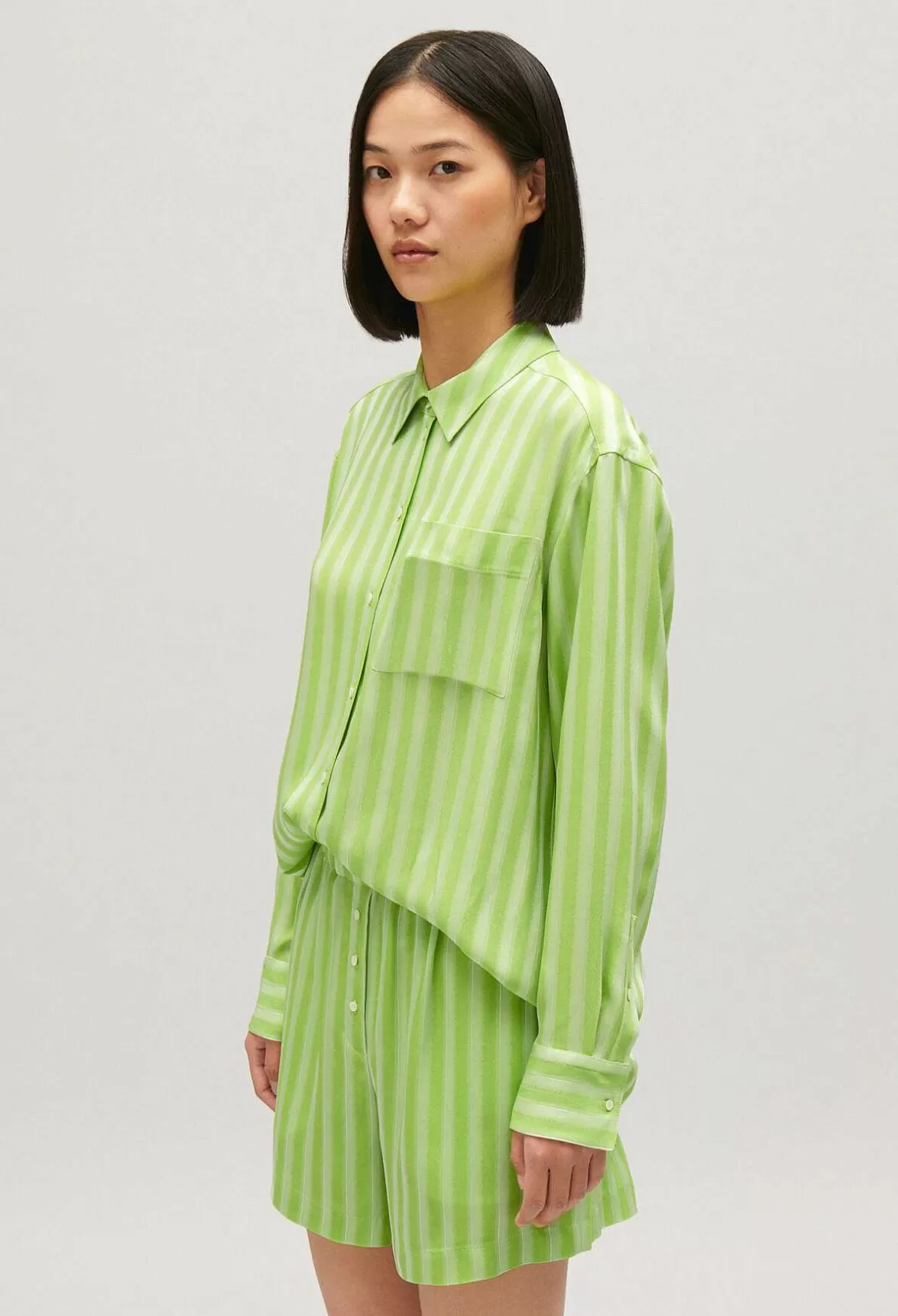 Claudie Pierlot Matcha Striped Floaty Shirt*Women Tops And Shirts
