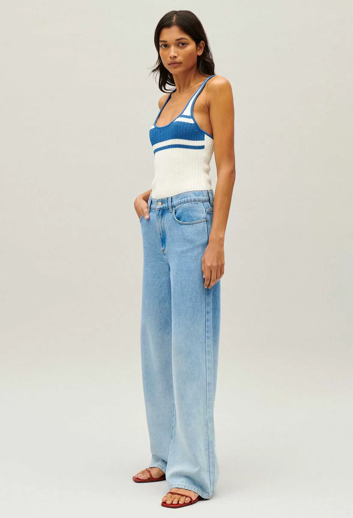 Claudie Pierlot Michel Blue Baggy Jeans*Women Jeans And Trousers