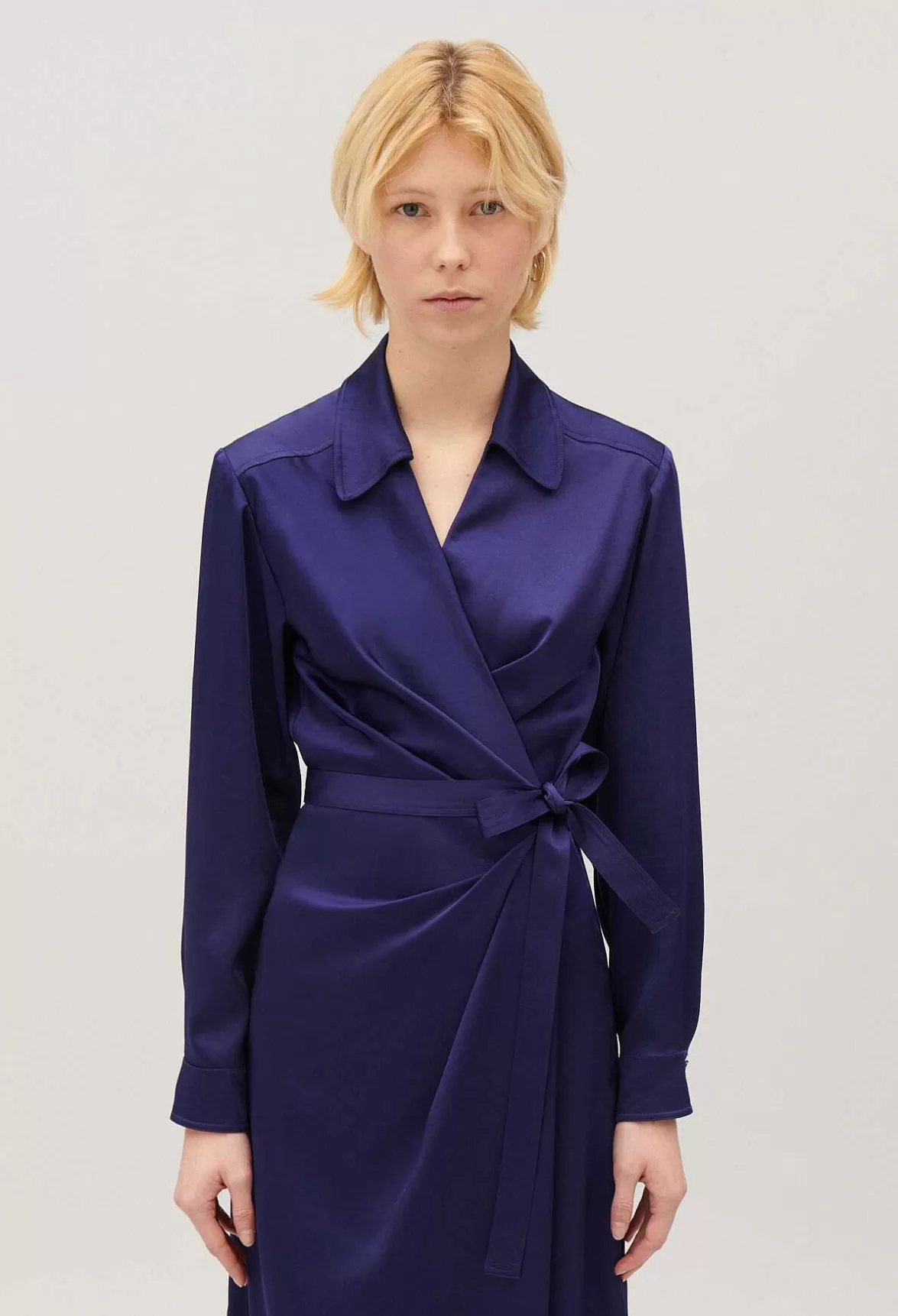 Claudie Pierlot Midi Wrap Dress*Women Dresses