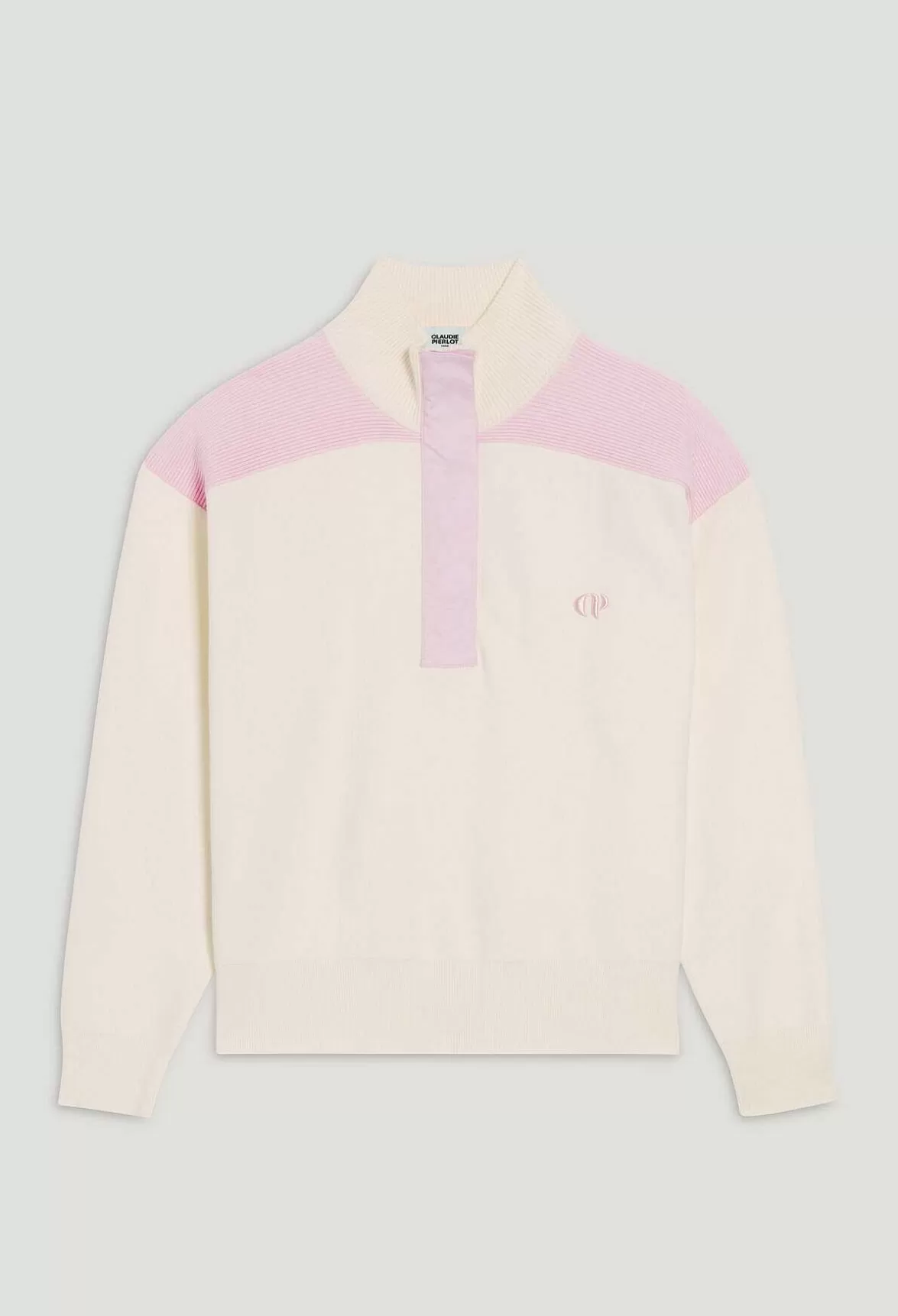 Claudie Pierlot Minimum Half-Zip Sweatshirt*Women Sweaters And Cardigans