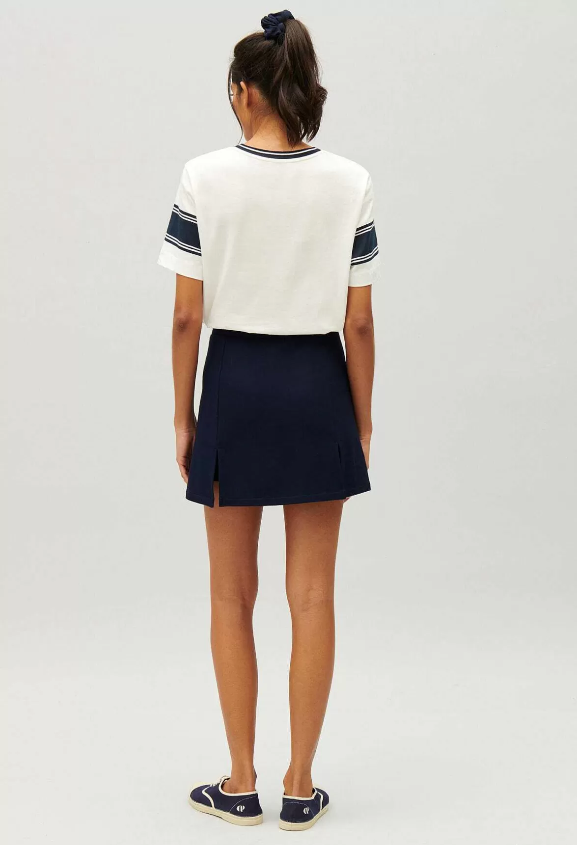 Claudie Pierlot Navy Blue Tennis Skirt*Women Skirts And Shorts