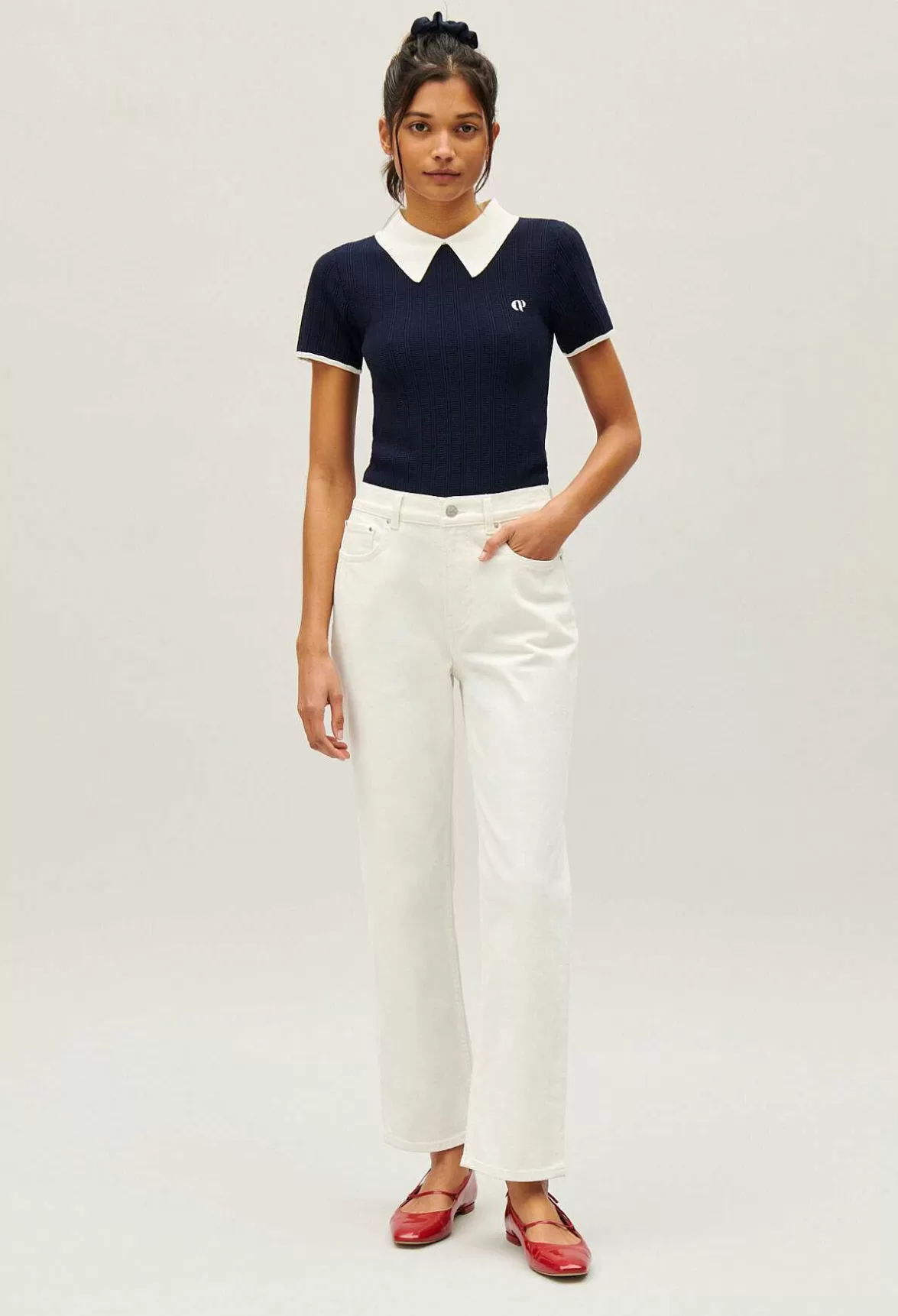 Claudie Pierlot Navy Blue Tennis Top*Women Tops And Shirts