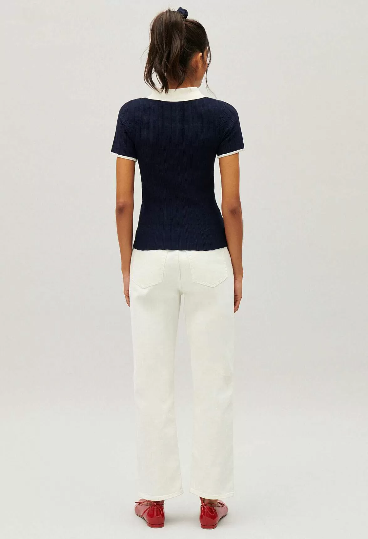 Claudie Pierlot Navy Blue Tennis Top*Women Tops And Shirts