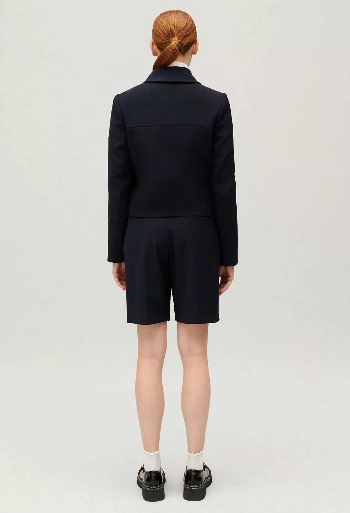 Claudie Pierlot Navy Boxy Jacket*Women Blazers