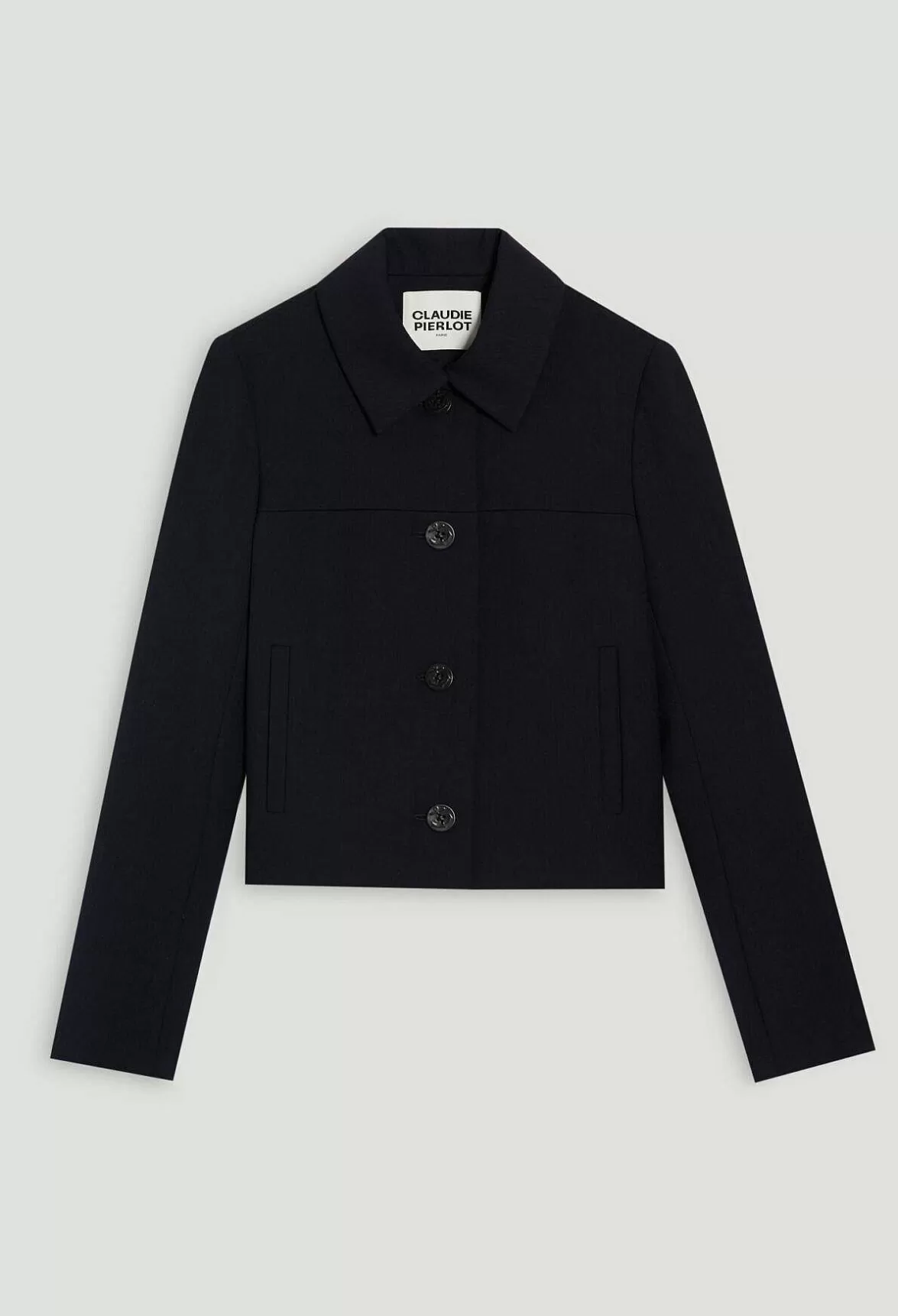 Claudie Pierlot Navy Boxy Jacket*Women Blazers