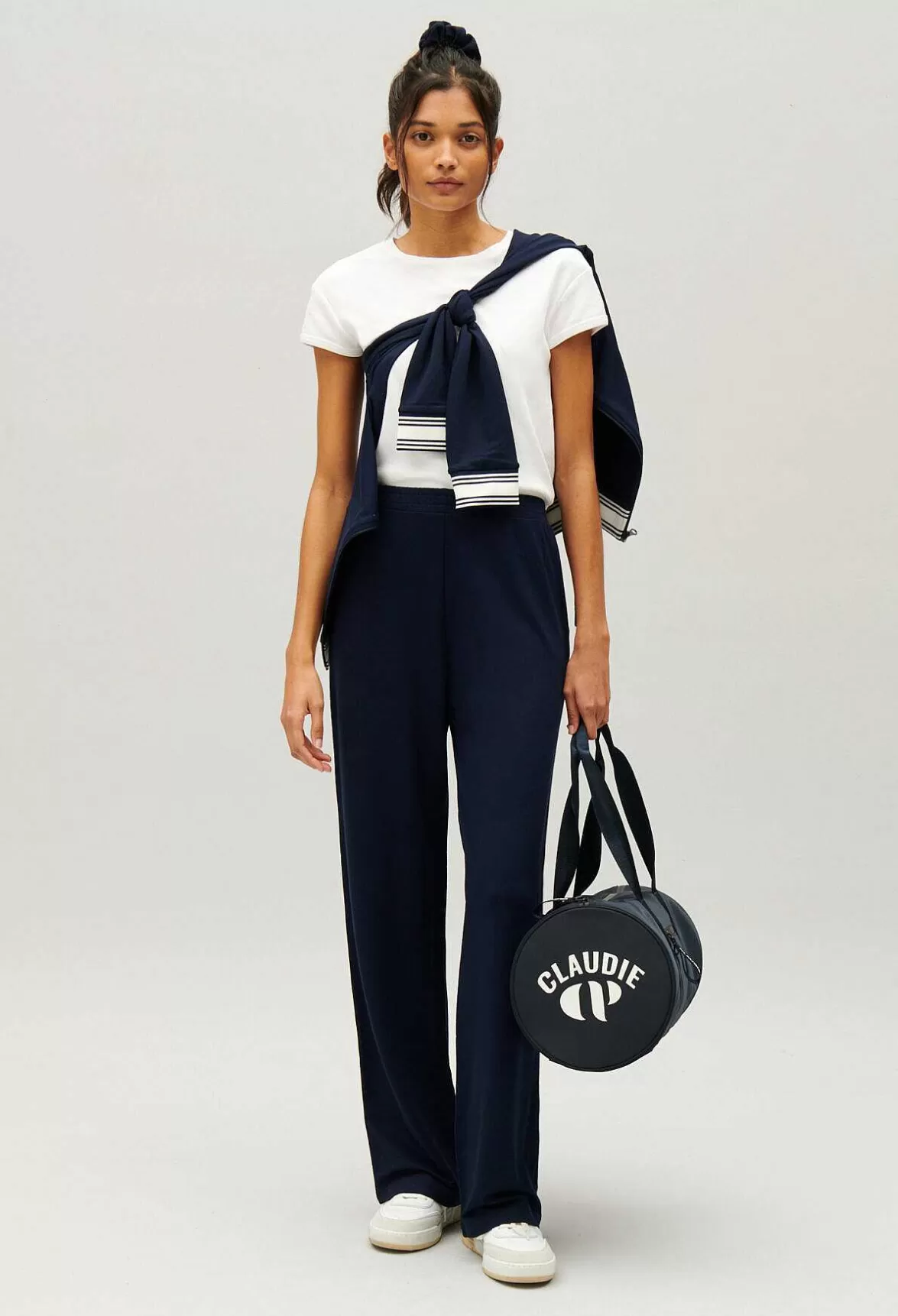 Claudie Pierlot Navy Sports Trousers*Women Jeans And Trousers