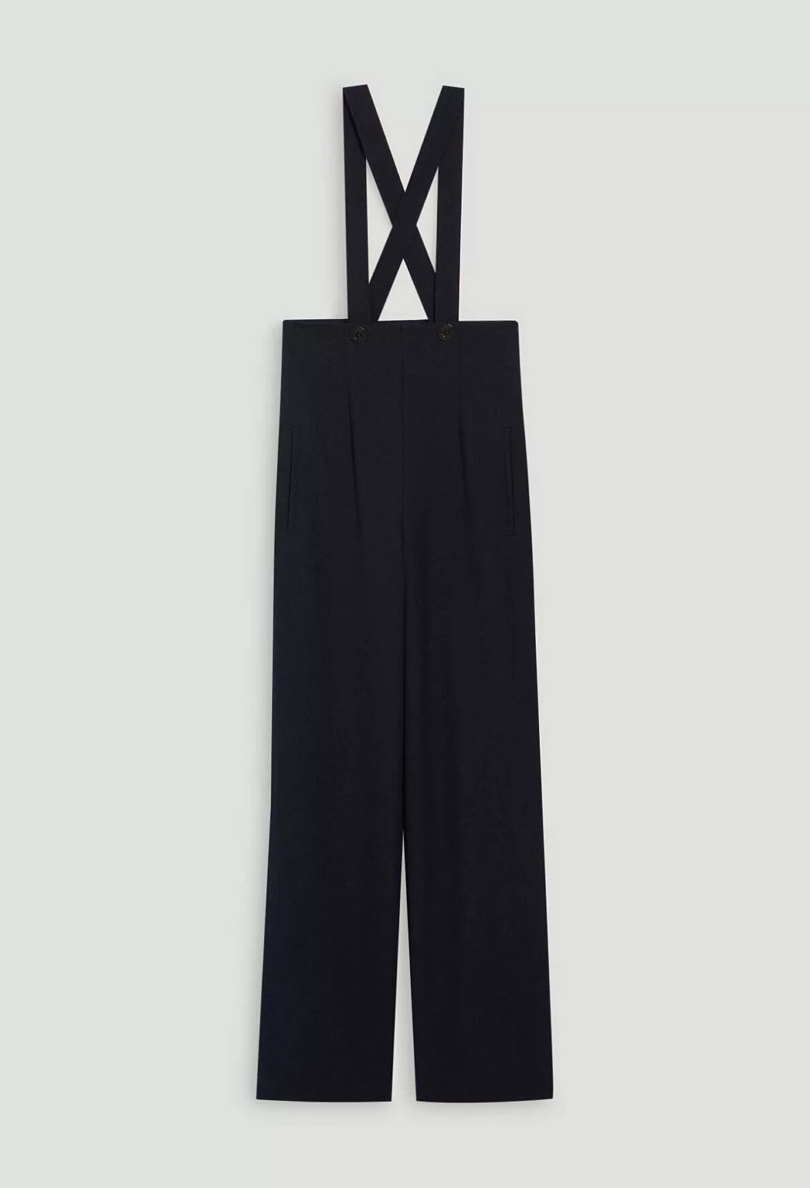 Claudie Pierlot Navy Trousers With Braces*Women Jeans And Trousers