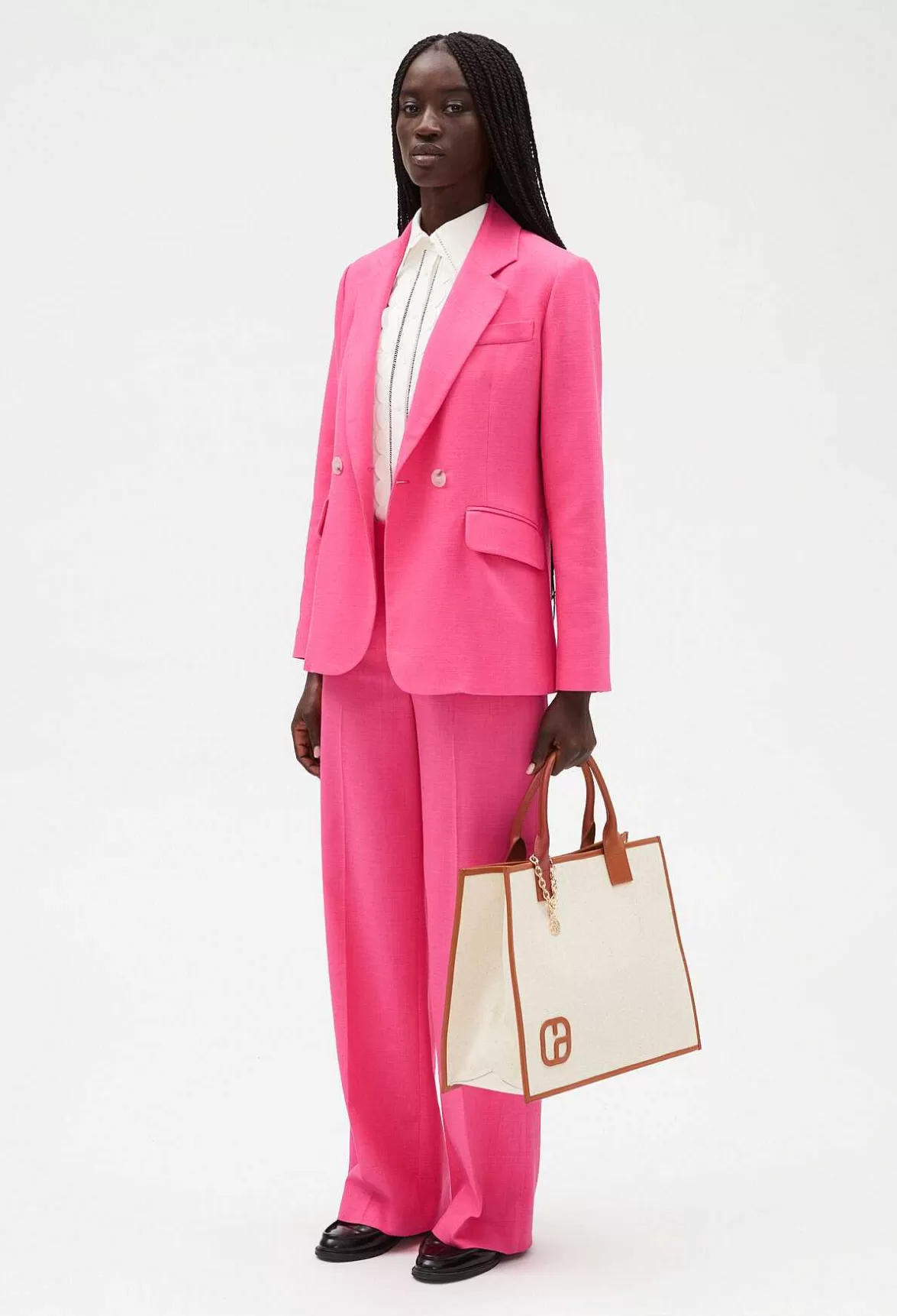 Claudie Pierlot Pink Suit Jacket*Women Blazers