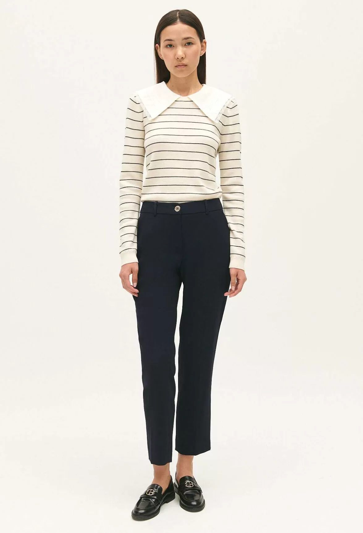 Claudie Pierlot Plain Tailored Trousers*Women Jeans And Trousers