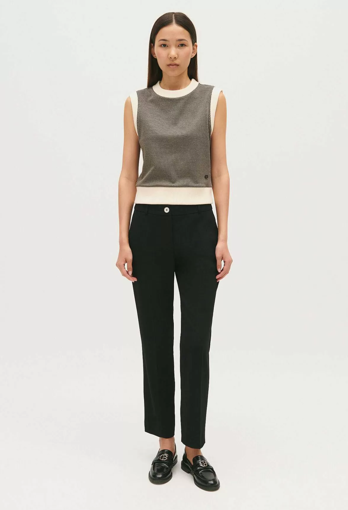 Claudie Pierlot Plain Tailored Trousers*Women Jeans And Trousers