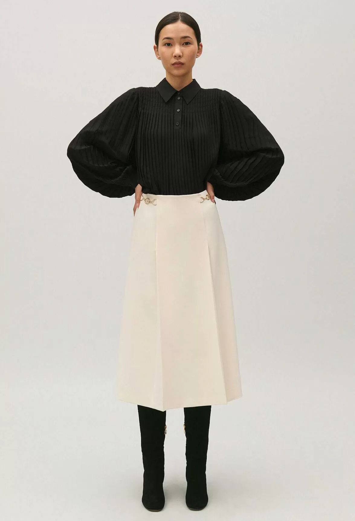 Claudie Pierlot Pleated Blouse*Women Tops And Shirts
