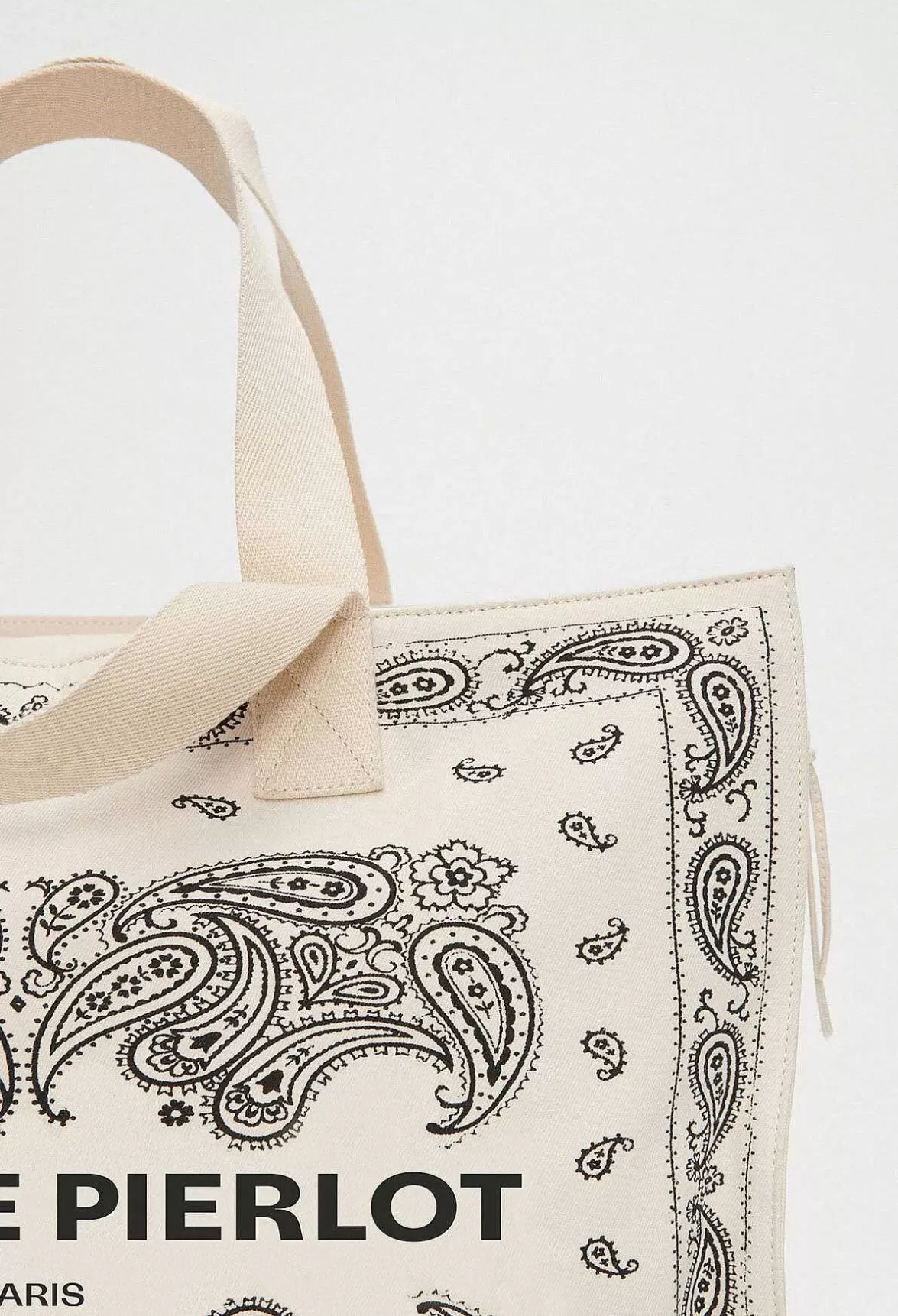 Claudie Pierlot Recycled Cotton Tote Bag*Women Shopping Bags