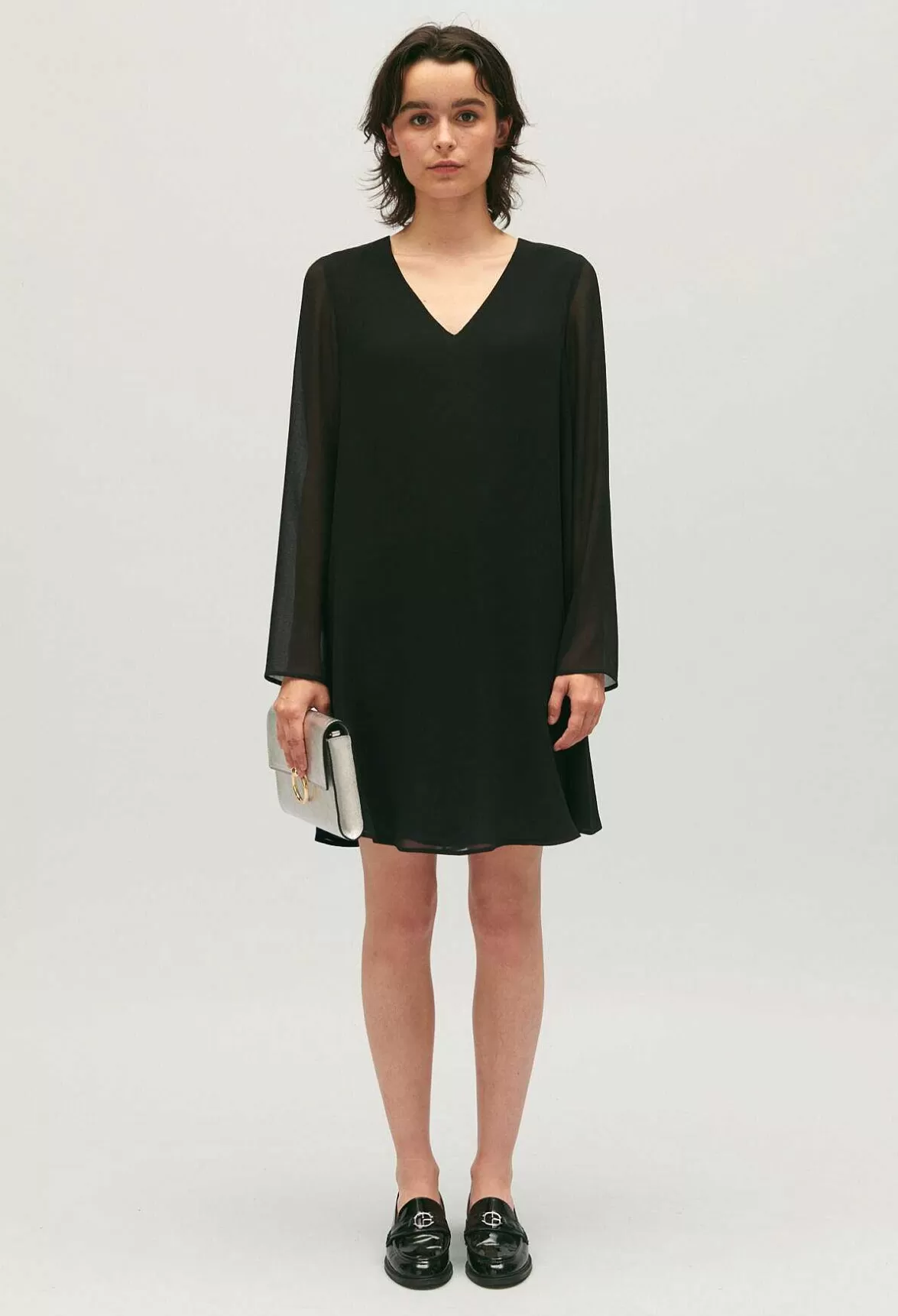 Claudie Pierlot Rififi Short Black Dress*Women Dresses