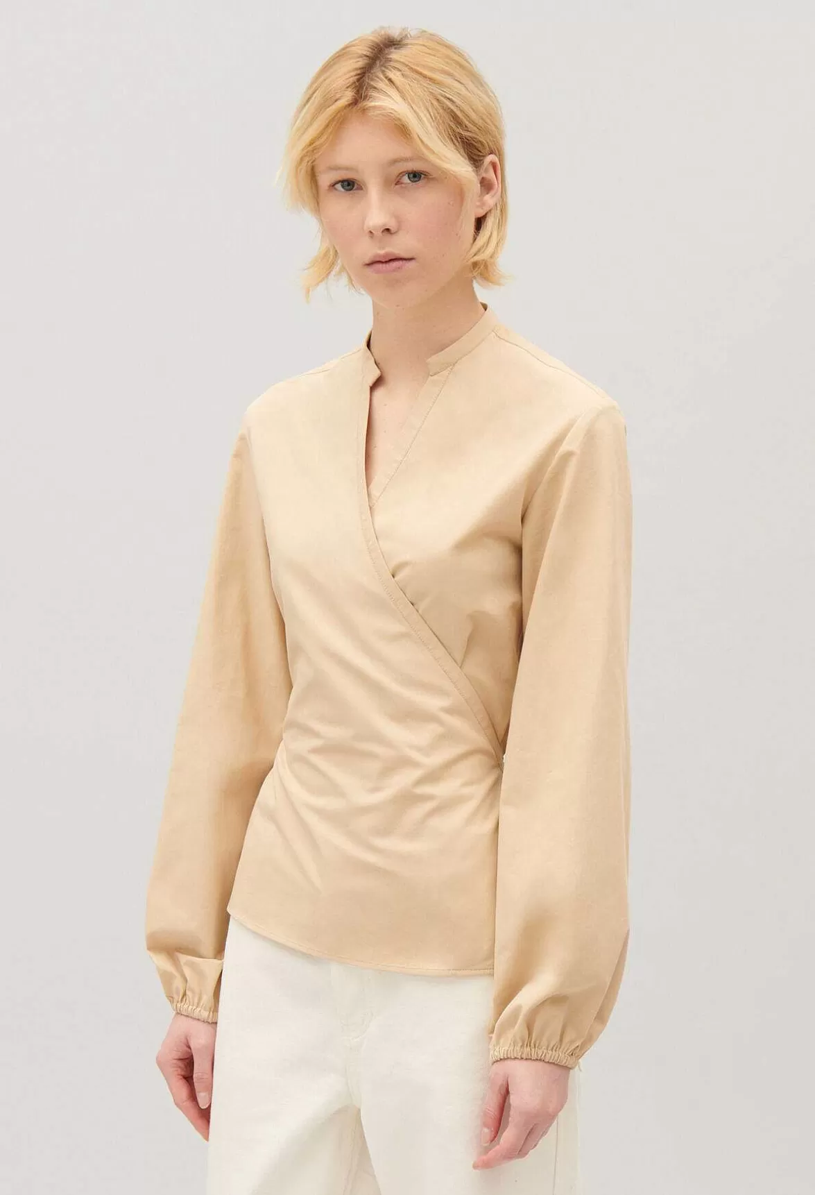 Claudie Pierlot Sand Wrap Blouse*Women Tops And Shirts