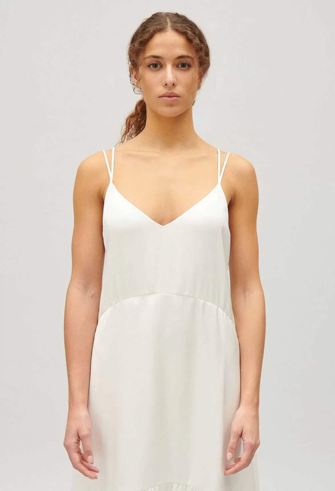 Claudie Pierlot Satin Midi Dress*Women Dresses