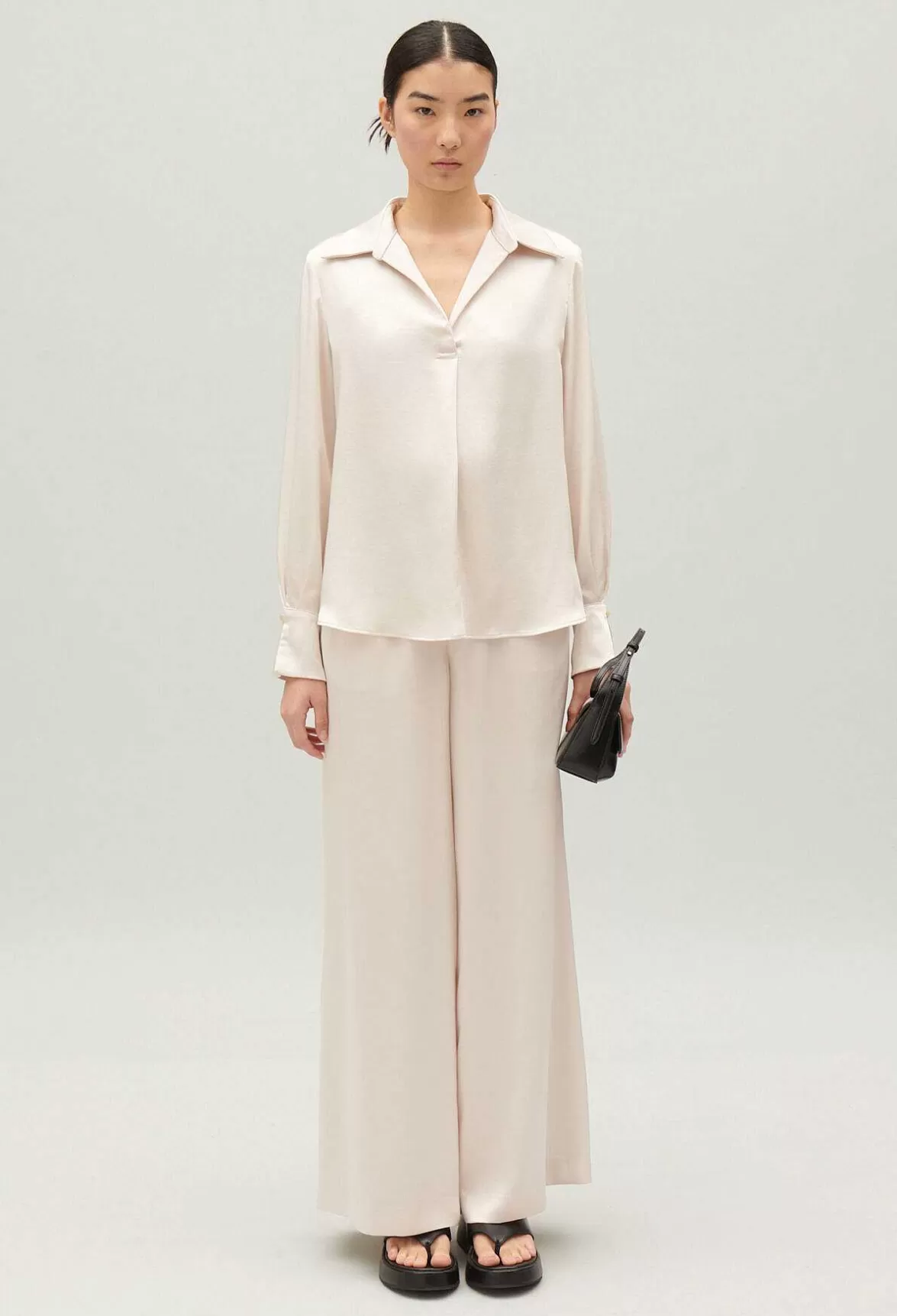 Claudie Pierlot Satin-Effect Floaty Blouse*Women Tops And Shirts