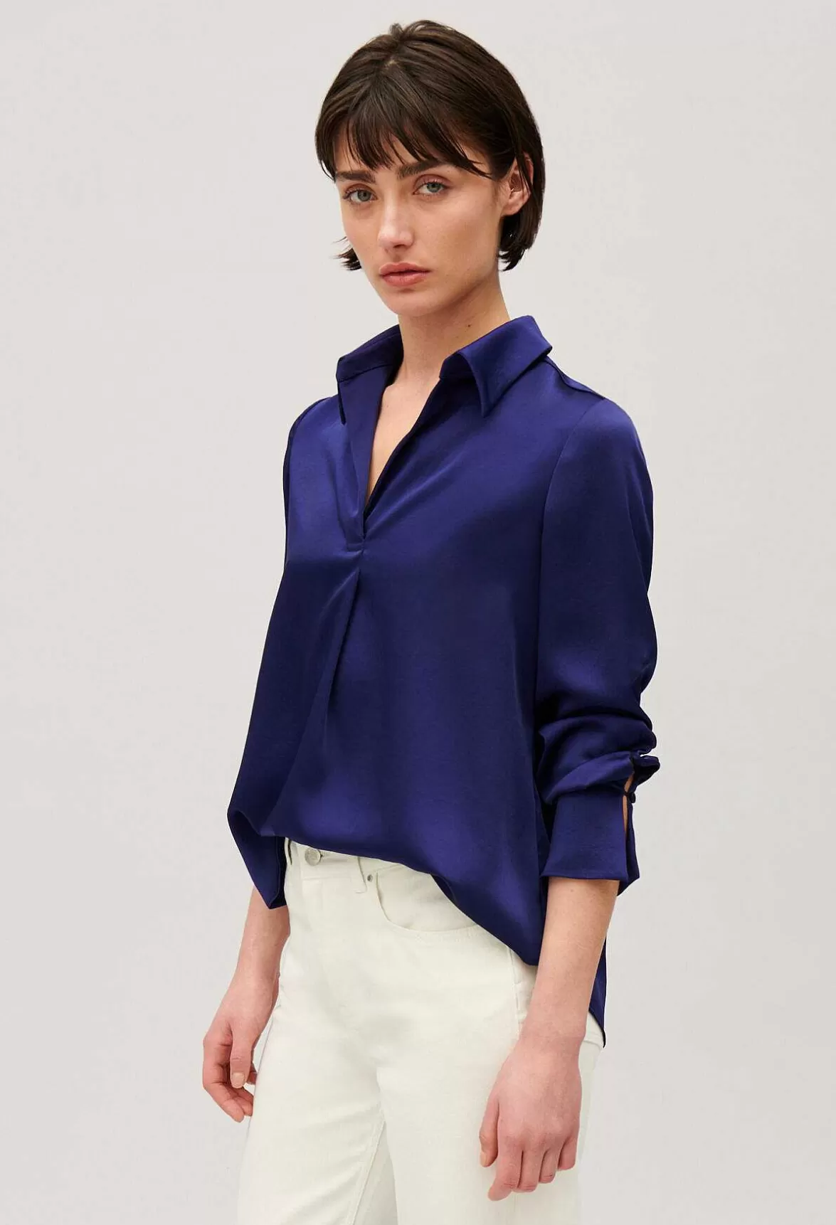 Claudie Pierlot Satin-Effect Floaty Blouse*Women Tops And Shirts