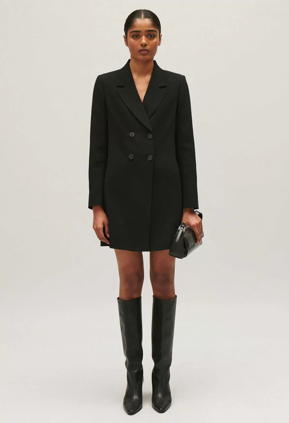 Claudie Pierlot Short Black Suit Dress*Women Dresses