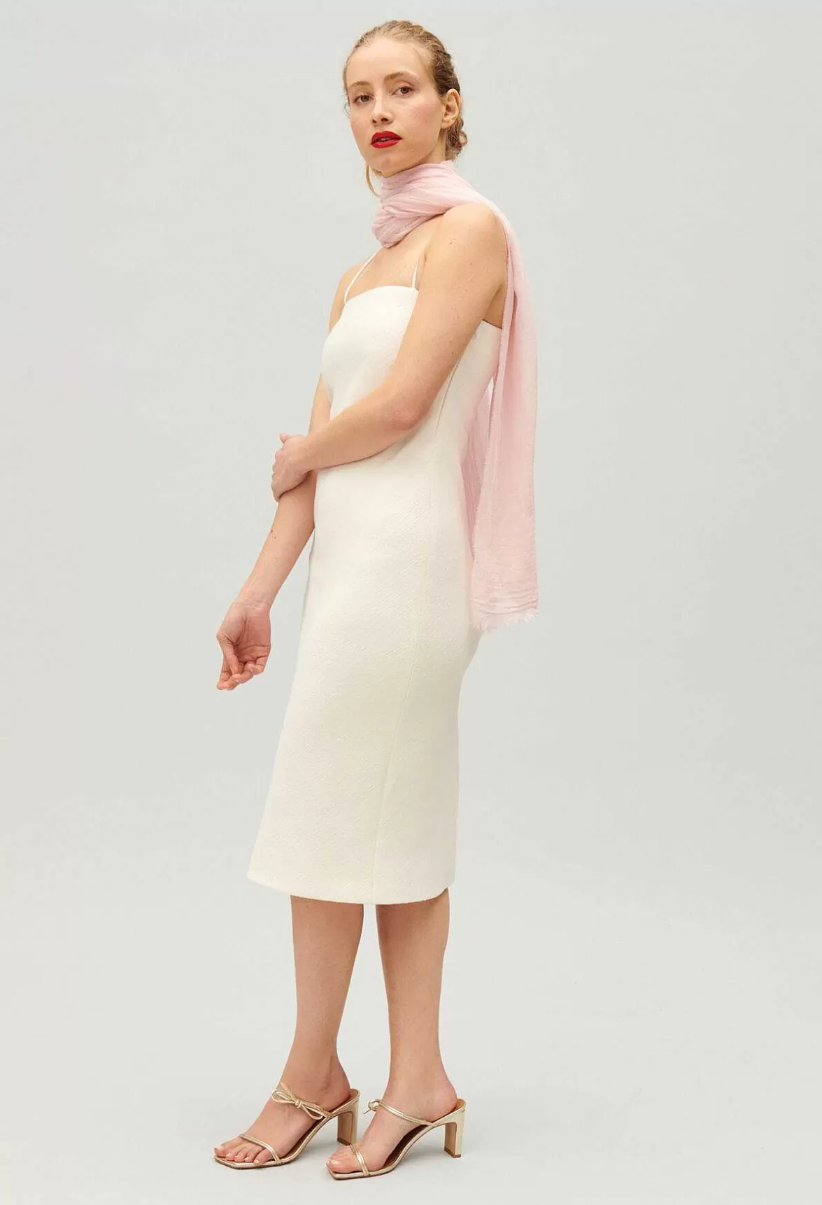 Claudie Pierlot Short Ecru Tube Dress*Women Dresses