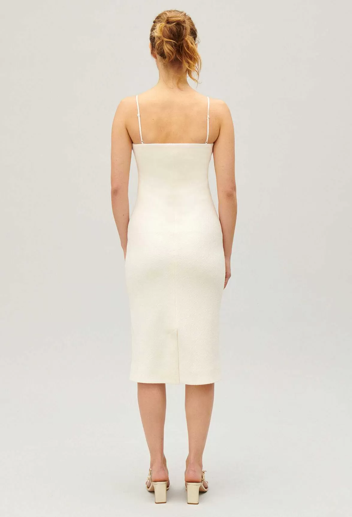 Claudie Pierlot Short Ecru Tube Dress*Women Dresses