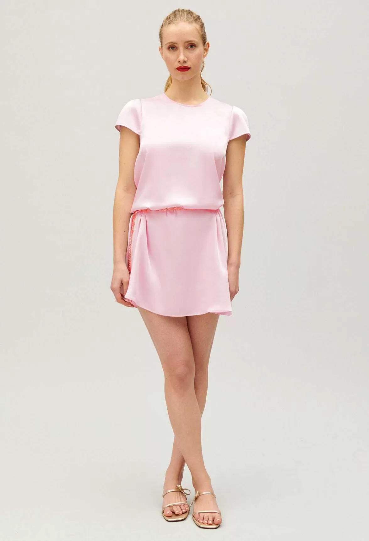 Claudie Pierlot Short Flowing Babydoll Dress*Women Dresses