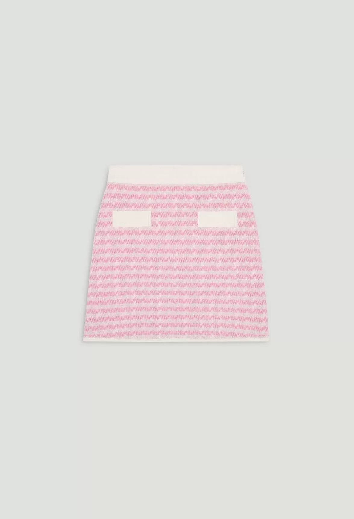 Claudie Pierlot Short, Two-Tone Knit Skirt*Women Skirts And Shorts