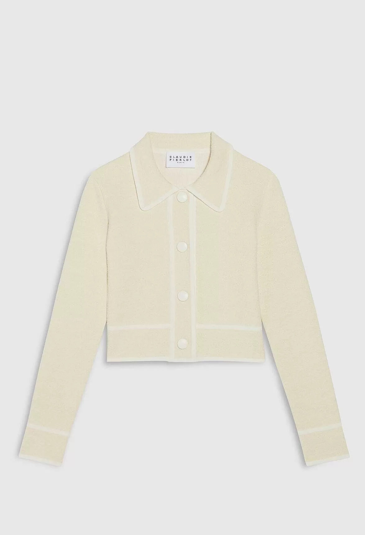 Claudie Pierlot Short Waistcoat With Collar*Women Sweaters And Cardigans