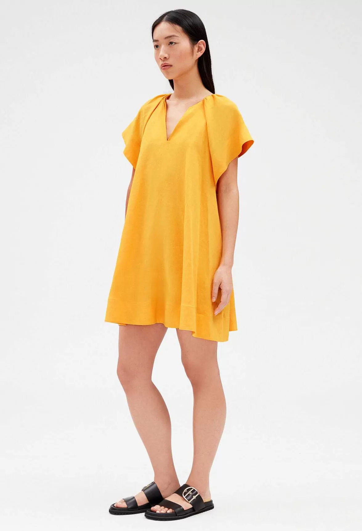 Claudie Pierlot Short Yellow Dress*Women Dresses