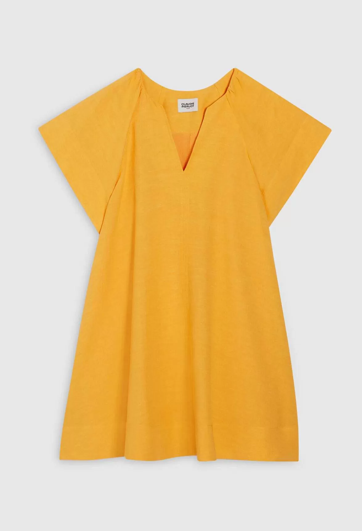 Claudie Pierlot Short Yellow Dress*Women Dresses