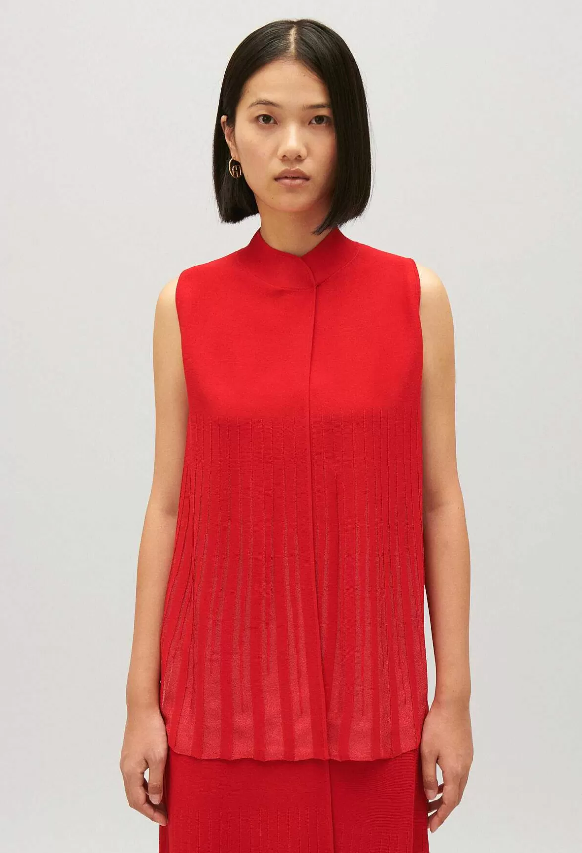 Claudie Pierlot Sleeveless, Floaty Top*Women Tops And Shirts