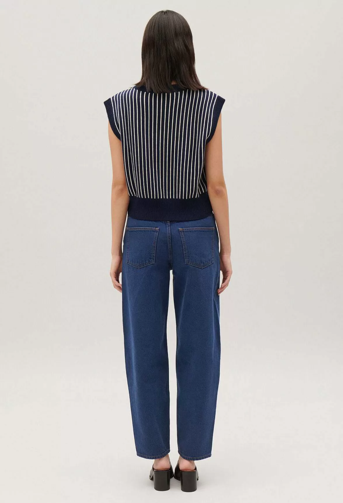 Claudie Pierlot Sleeveless Stripy Knit Jumper*Women Sweaters And Cardigans