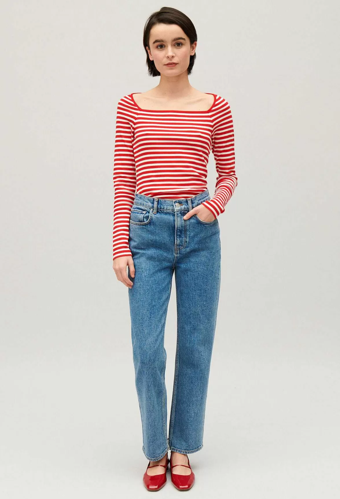 Claudie Pierlot Striped T-Shirt*Women T-Shirts