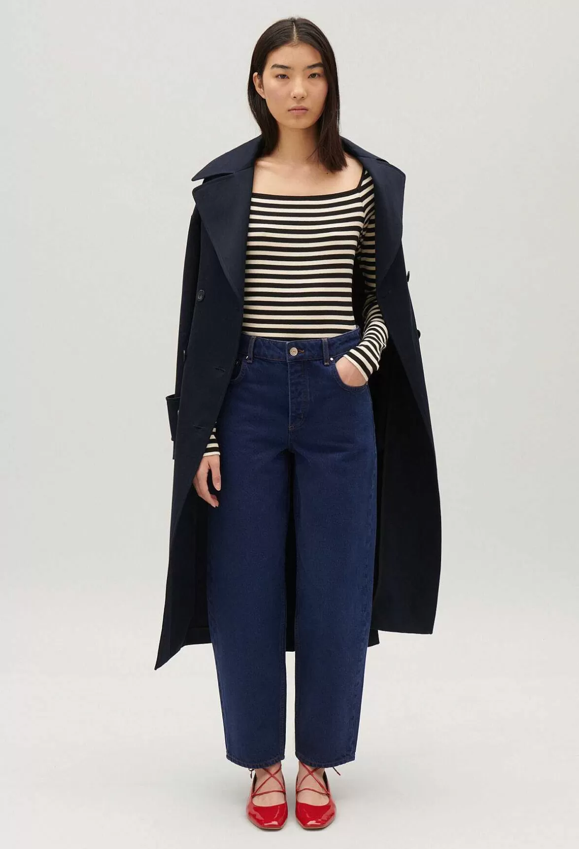 Claudie Pierlot Striped T-Shirt*Women T-Shirts