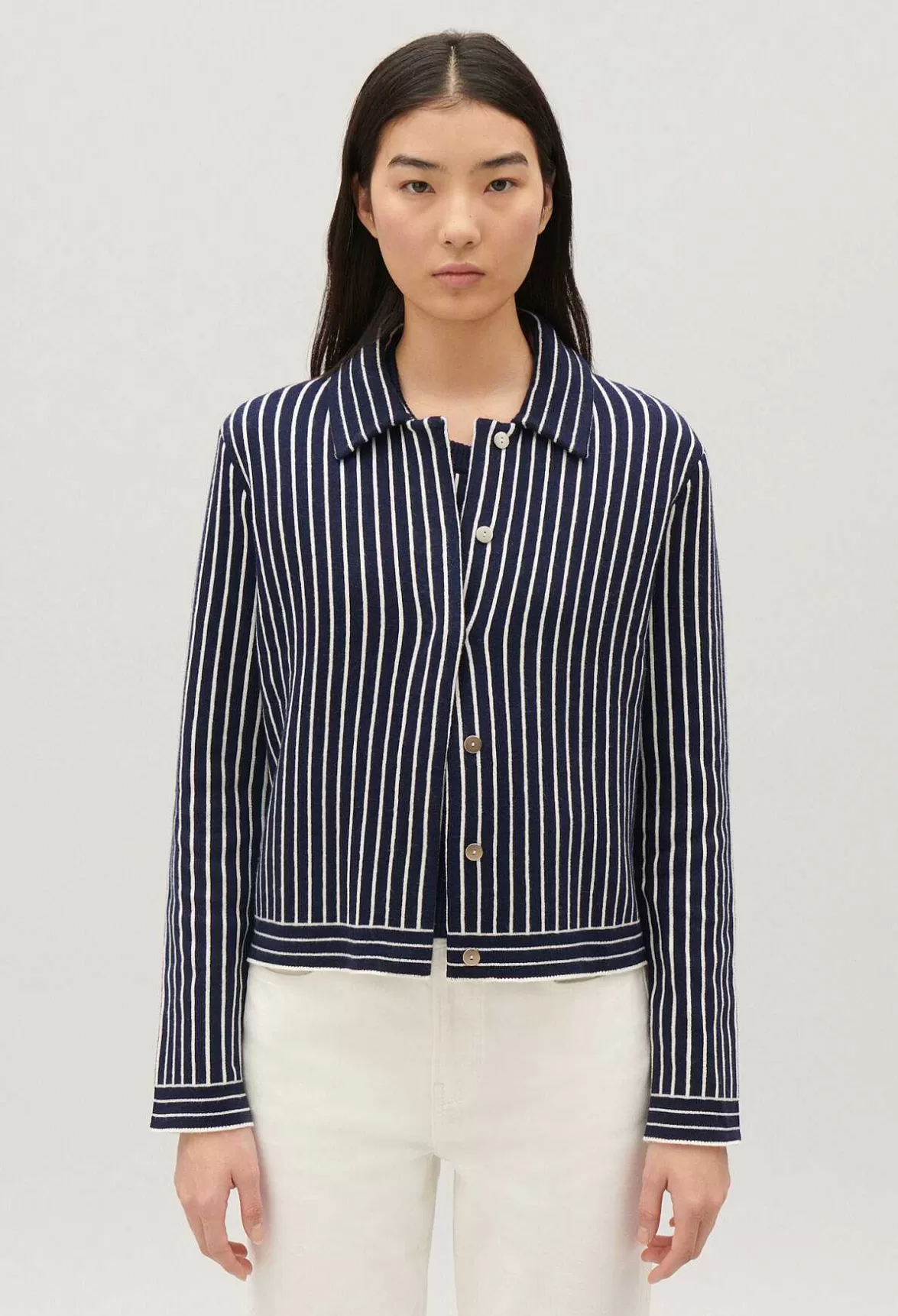 Claudie Pierlot Stripy Knit Cardigan*Women Sweaters And Cardigans
