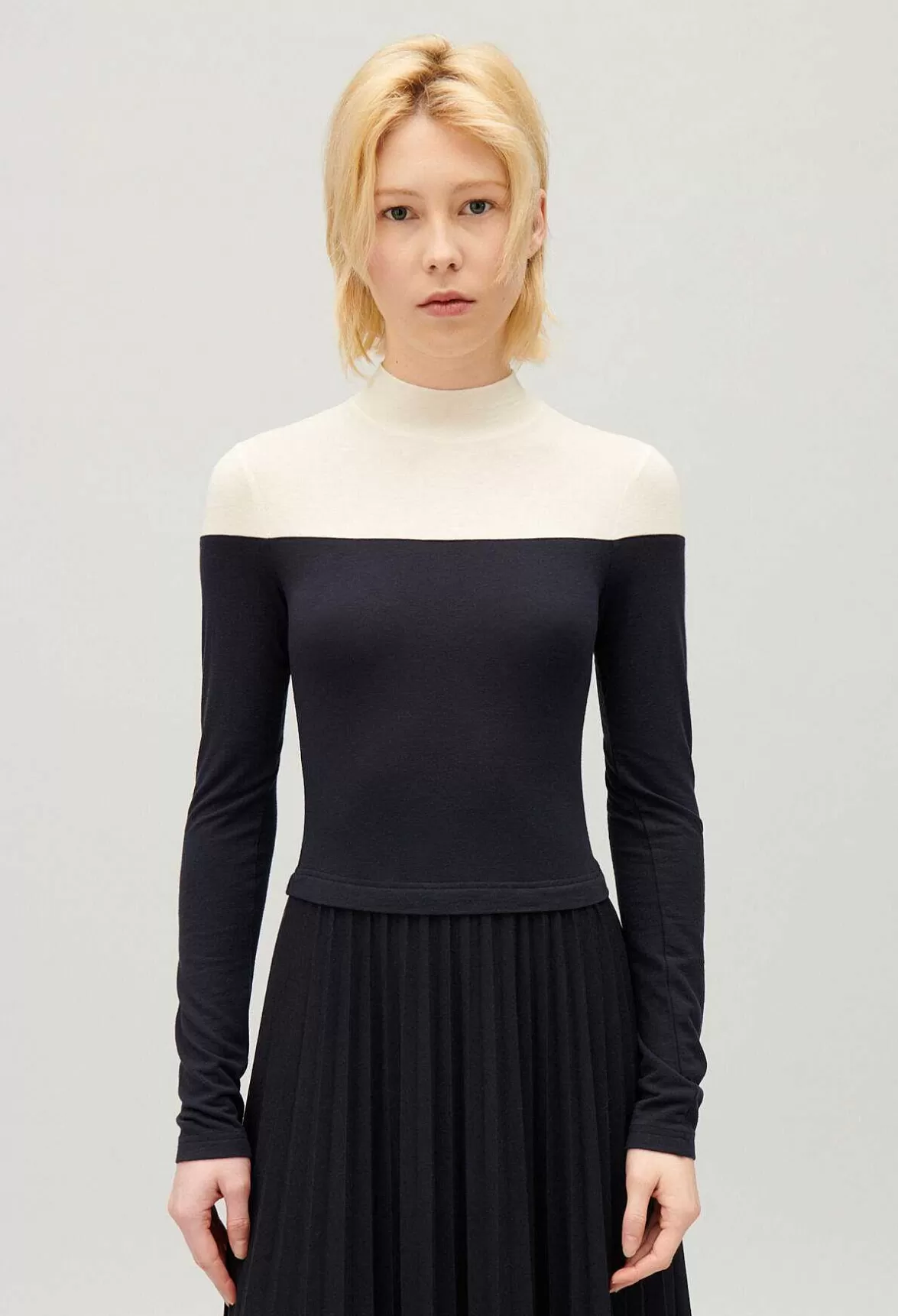 Claudie Pierlot Twist Three-Tone Pleated Maxi Dress*Women Dresses