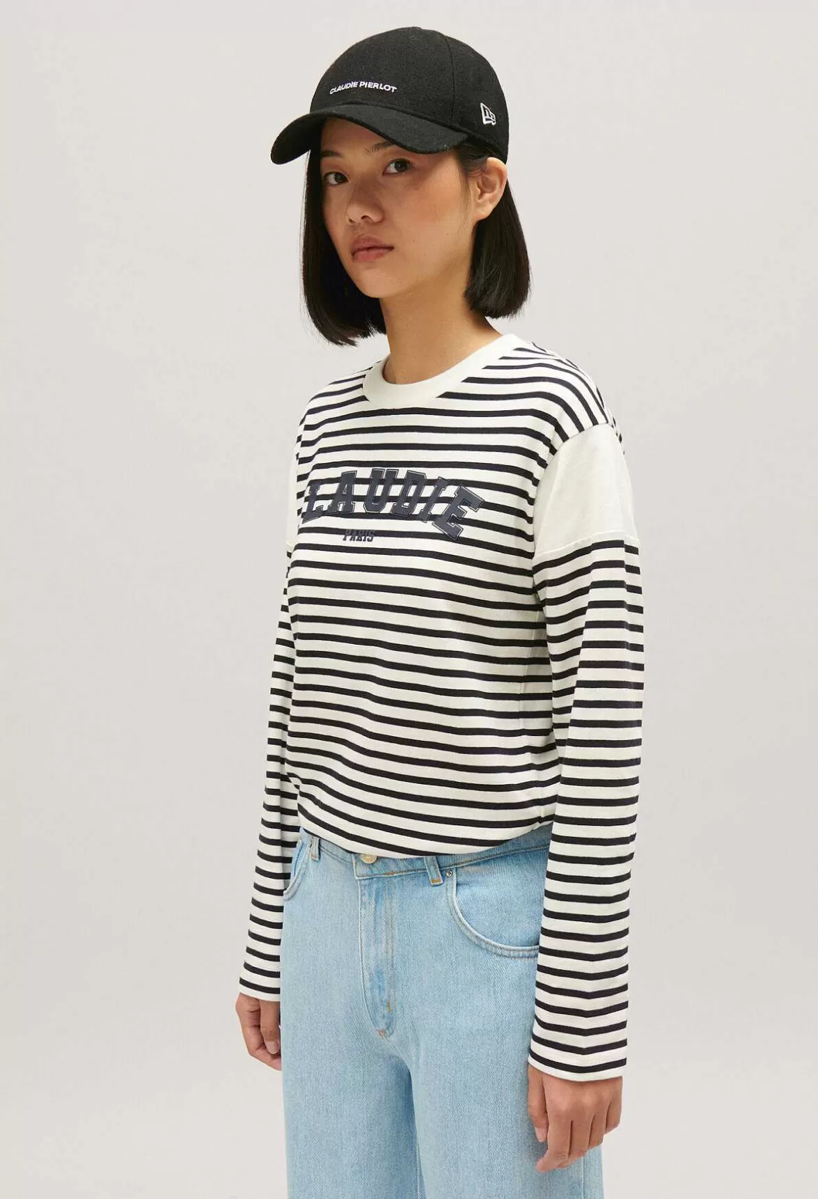 Claudie Pierlot Two-Tone Claudie T-Shirt*Women Sweaters And Cardigans