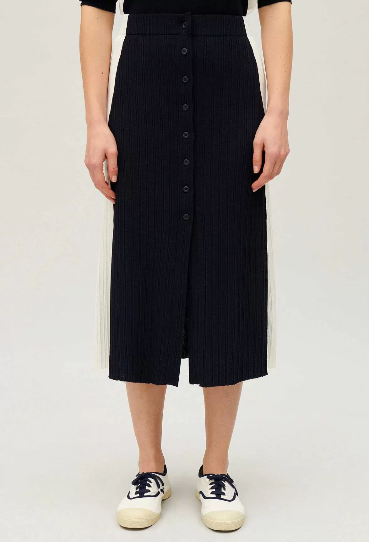 Claudie Pierlot Two-Tone Midi Dress*Women Skirts And Shorts