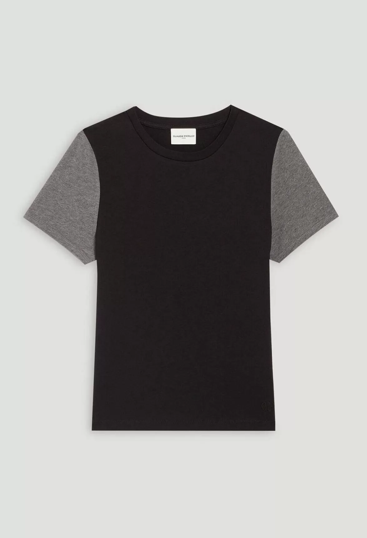 Claudie Pierlot Two-Tone T-Shirt*Women T-Shirts